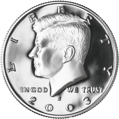 2003 -S Kennedy half dollar Gem DCAM Proof 90% Silver