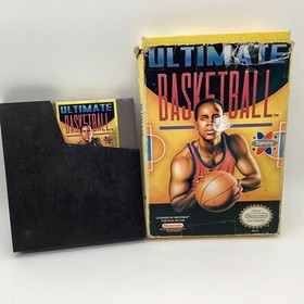 Ultimate Basketball (NES) Nintendo Plastic Protective Case 1990 Untested