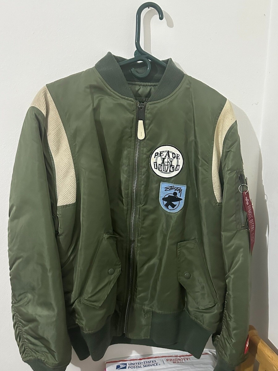 Stussy x Alpha Fragment 25th Anniversary Ma-1 L W62cm/L69cm Stussy x Alpha Fragment 25th Anniversary Ma-1 L W62cm/L69cm