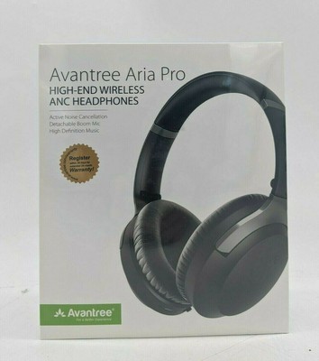 Avantree Aria Pro 90P Wireless ANC Headphones BTHS-AS90P-BLK -GP0104 | eBay