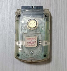 SEGA Dreamcast Visual Memory VMU HKT-7000 Used & Tested Clear Model Japan