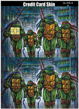 Teenage Mutant Ninja Turtles Credit Card Smart Sticker Skin Small Chips Bank