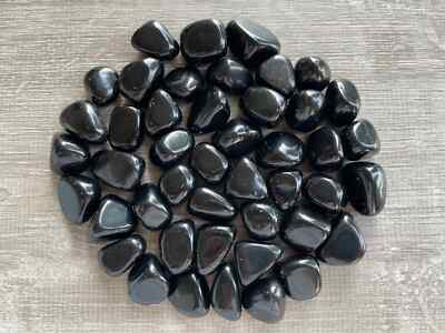 #ad #ad Black Obsidian Tumbled Stones 0.75 1 Inch Tumbled Black Obsidian StoneBulk lot $225.00