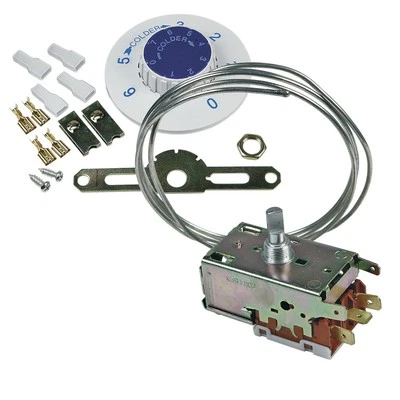 EUROPART Kühlthermostat Alternativ Ranco VT9 K59L1102 Kühlschrank 3x6,3mm AMP 1200mm Rohr