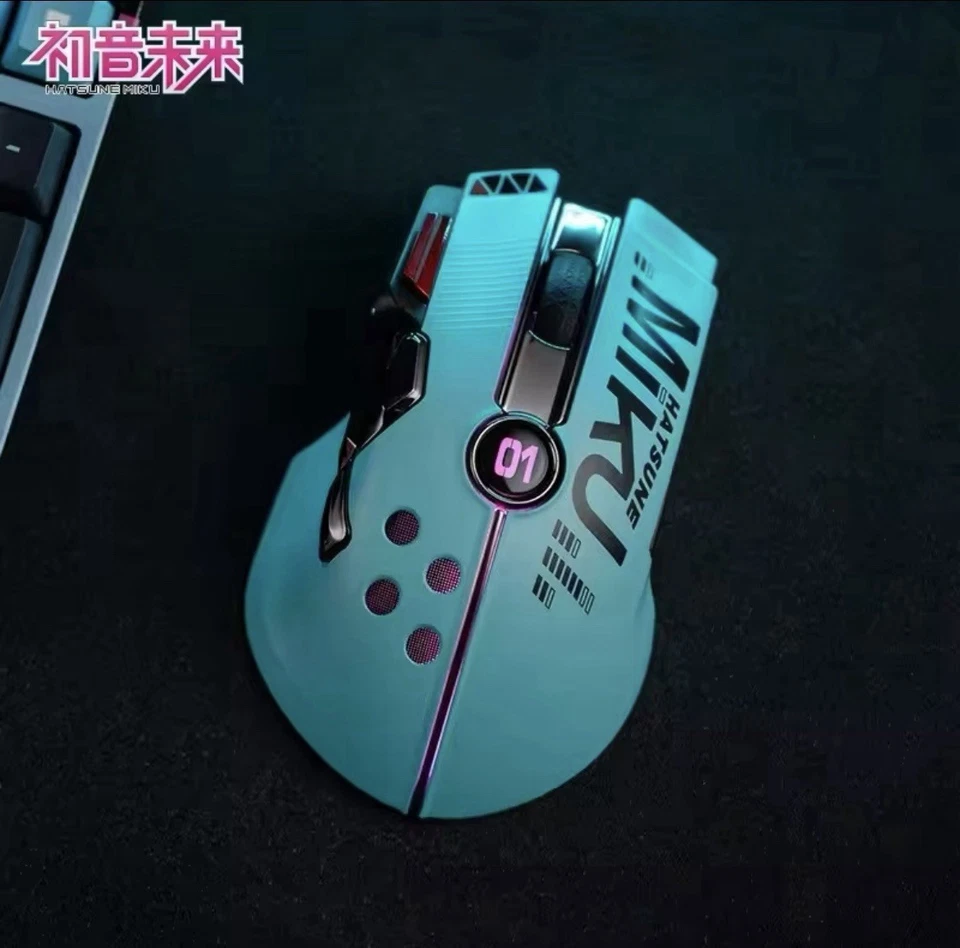 Mouse para juegos Hatsune Miku modo inalámbrico estilo anime mouse USB Foto 4 de 4