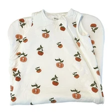 Kyte Baby Sleep Sack 1.0 Tog 6-18 Months Persimmon Print Bamboo Unisex Boy Girl