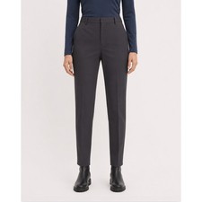 EVERLANE Men's The Italian Wool Trouser Pants 28x30 Dark Grey Flat Front NWT