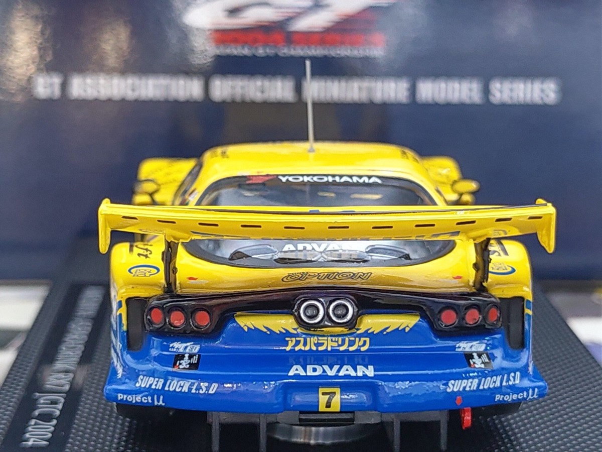 EBBRO 43707 1:43 AMEMIYA 雨宮 ASPARADRINK MAZDA RX-7 JGTC 2004 DIE