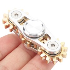 Gears Linkage Rotating Toy Kid Adult Metal ADHD Anxiety Stress Relief Bearing