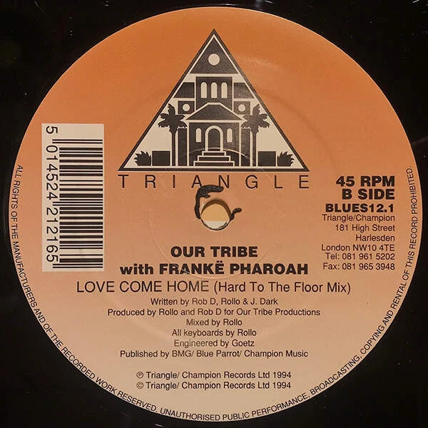 Our Tribe with Frankë Pharoah - Love Come Home (VINYL) - Image 3 of 4