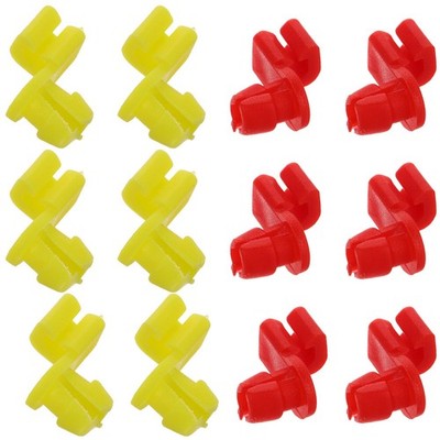  50 Sets Türschlossstangenclips, Ersatz-Halteclips für Heckklappengriffstangen