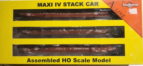 Coche apilable A Line By InterMountain escala HO Maxi IV temprano BNSF #211043 | Zustand: New