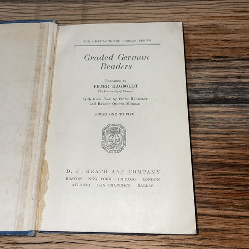 Graded German Readers Books One To Five 1-5 University of Chicago 1933 - Picture 2 of 11