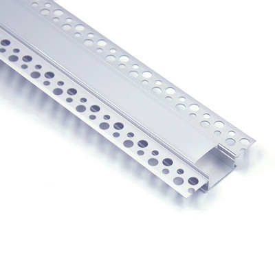 Hunhun 5-Pack 6.6Ft/2Meter Plaster-In Trimless Recessed Led Aluminum Channel