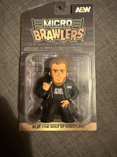 MJF (THE WOLF OF WRESTLING) Pro Wrestling Crate Micro Brawlers Brandneu AEW