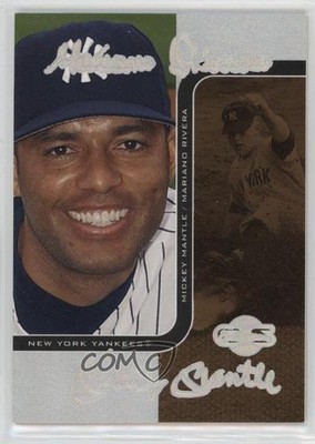 2006 Co-Signers HyperSilver Bronze 6/75 Mickey Mantle Mariano Rivera #42 HOF 0l2