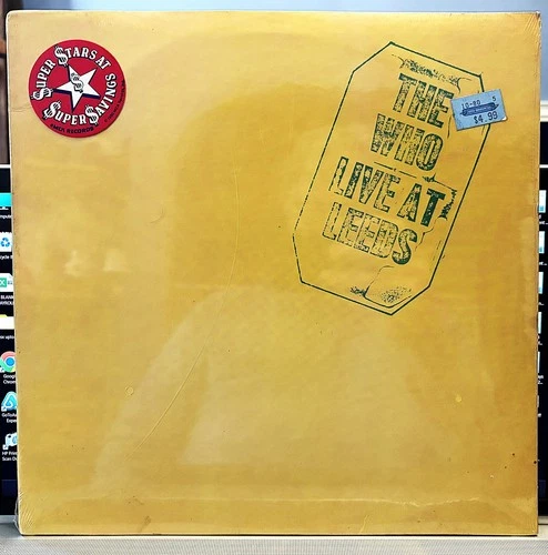 THE WHO "LIVE AT LEEDS" BRAND NEW SEALED VINYL 1979 MCA REISSUE MCA-37000 LOOK
