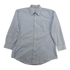Varon Collection Men's 16 Polyester Blend Long Sleeve Button Down Dress Shirt