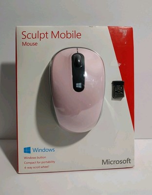 Microsoft Wireless Sculpt Mobile Mouse - Light Orchid - Sealed Box