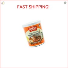 Maesri Tom Yum Paste - Authentic Thai Soup Base - Hot  Sour, 14 Ounce