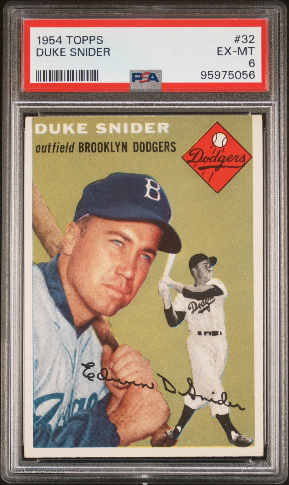 1954 Topps Duke Snider #32 PSA 6