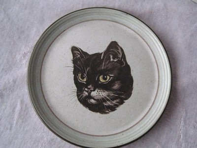 Vintage Purbeck Keramik Katze Teller