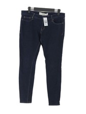 Abercrombie  Fitch Women's Leggings W 27 in Blue Cotton with Elastane Jegging