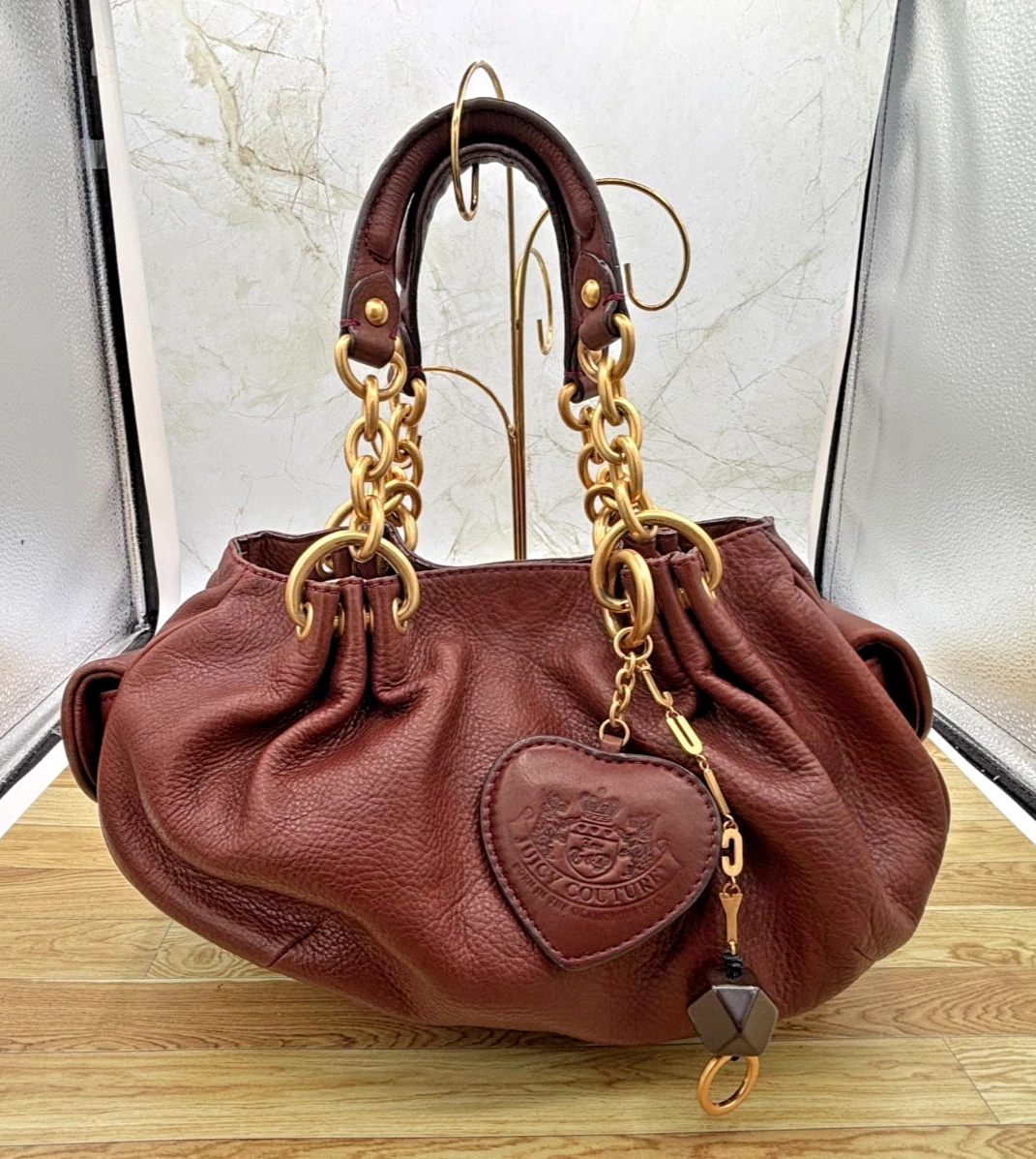 Juicy Couture Leather Exterior Brown Bags & Handbags for Women for