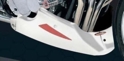 Passend für Honda CB1300S 2008-2013 ABS Kunststoff Bauchwanne Schwarz & Silber Mesh von Power