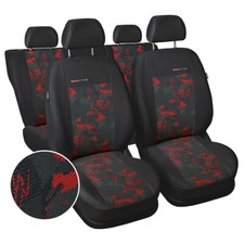 Auto Sitzbezüge Sitzbezug Schonbezüge Rot für Renault Megane I II III IV 1995-