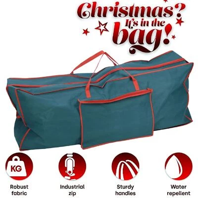 FABOER Large Xmas Tree Storage Bag Christmas Tree Decoration Zip Up Holder Bag 125cm