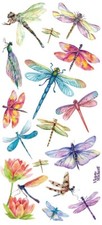 Violette Stickers Colorful Dragonfly Craft Planner Supply Scrapbook Insect