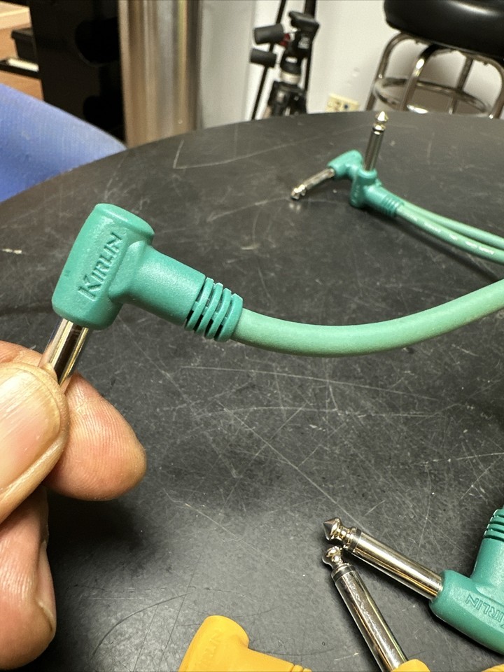 Kirlin 1ft Colored Patch Cables Right Ange 10 pack eBay