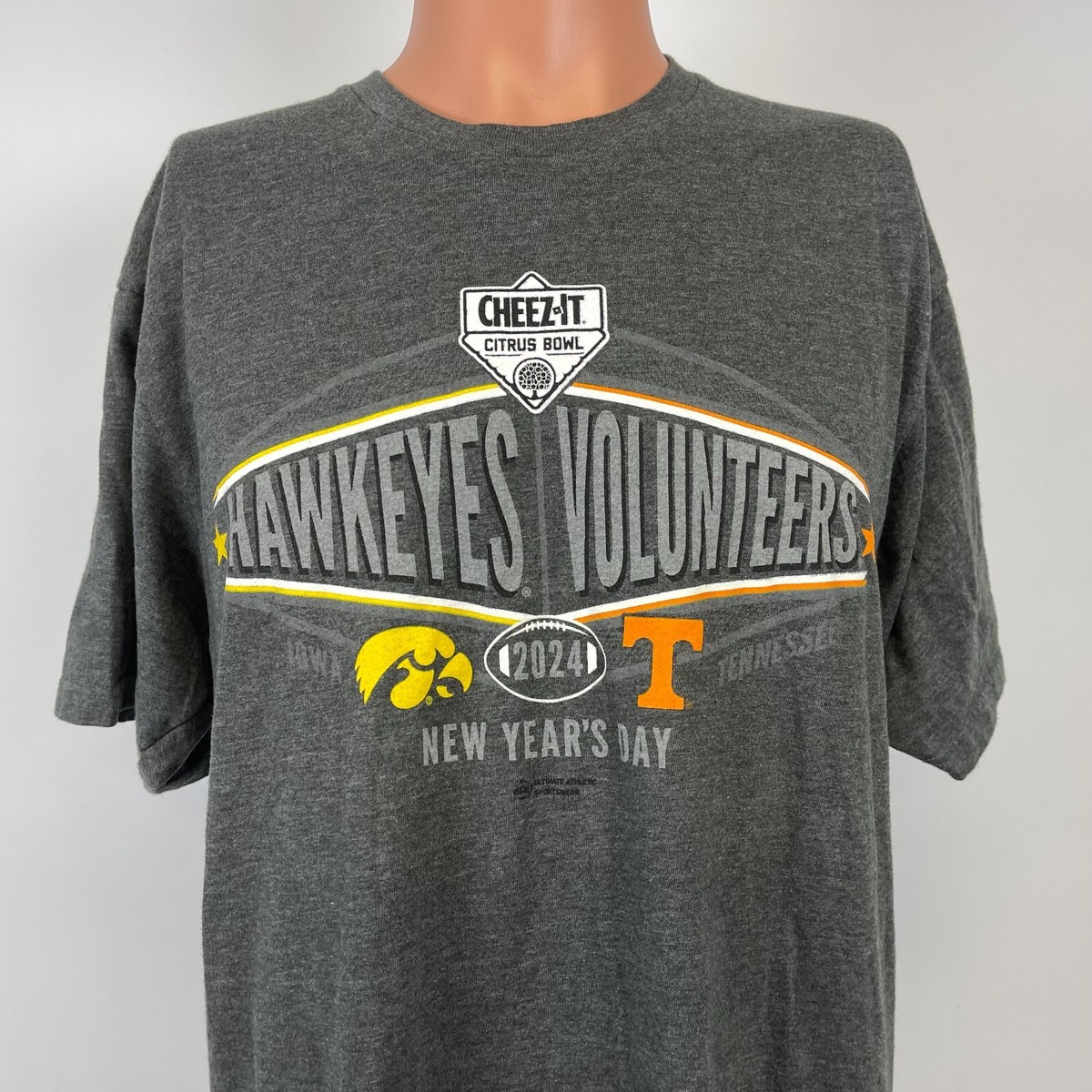 Citrus Bowl Iowa Hawkeyes Tennessee Vols T Shirt Size L College
