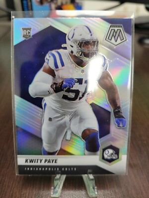 2021 Mosaic Football Kwity Paye Rookie VARIATION SILVER No. 351-V RC