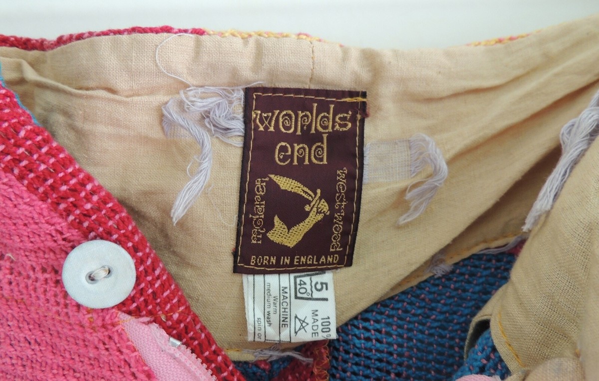 VIVIENNE WESTWOOD 1982 WORLDS END Orange tube knit top to VIVIENNE WESTWOOD 1982 WORLDS END Orange tube knit top to