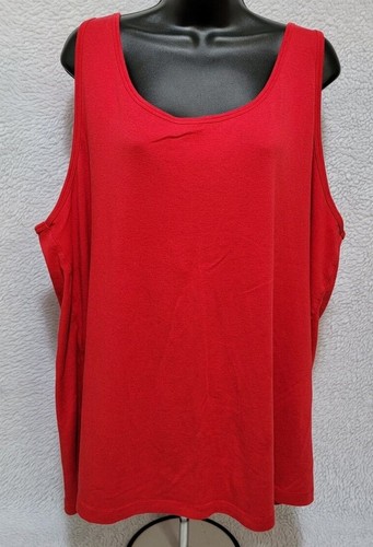Ava & Viv Womens Shirt Top Blouse Size 4X Red - Picture 9 of 12