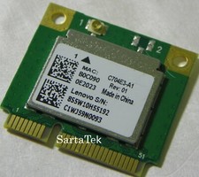 Lenovo 8S5W10H55192 802.11a/b/g/n/ac Wireless Bluetooth PCIe Half RTL8821AE