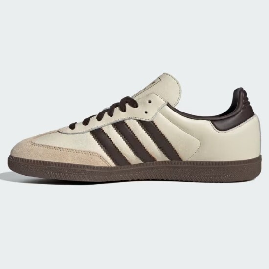 Adidas Samba OG Shoes Cream White/Brown - JR2660 Adidas Samba OG Shoes Cream White/Brown - JR2660