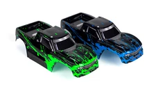 2pk Combo Set of Custom Clipless Body for Traxxas Stampede 4X4 BL-2S Truck Shell