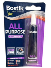 Bostik All Purpose Clear Glue Quick Drying Extra Strong Adhesive 20ml
