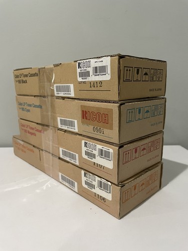 LANIER Color LP Toner Cassette Type 165 402552, 53, 54, 55 Set of 4 BCMY - NEW - Picture 3 of 4