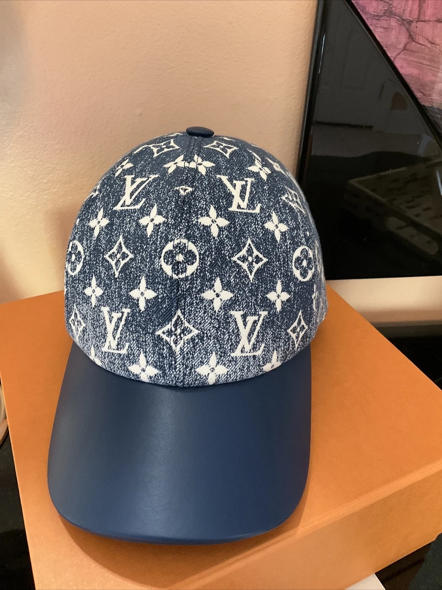 安いそれに目立つ 19SS Hat Denim Monogram VUITTON LOUIS ハット