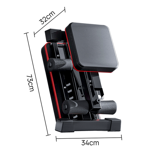 Adjustable Weight Abdominal Bench Sit-Up Back Support Fitness Flat Gym Exercise - Picture 3 of 17