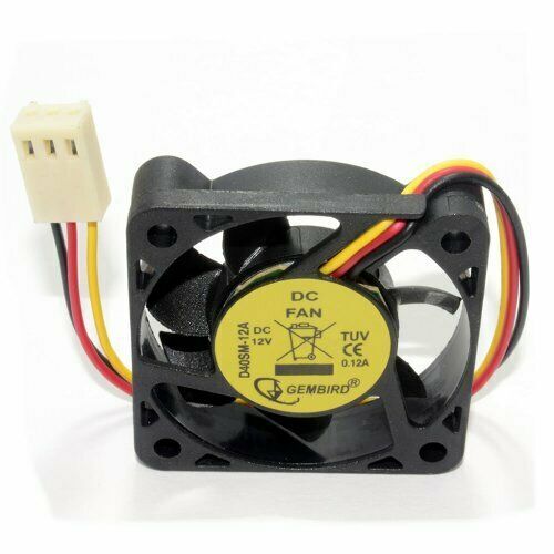 Étui pour PC ventilateur de refroidissement 40 mm x 40 mm x 10 mm 12 V 0,12 A roulement à manches 10 cm - Photo 10/16