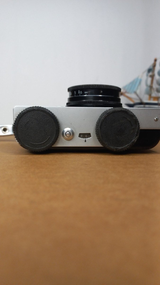 Film Camera 35mm Vintage USSR Chaika-3 Half-Frame Industar