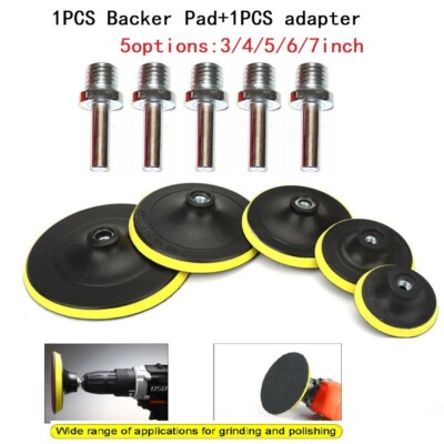 Drill Thread Backer Pad ?? Holder Sanding Polishing 3-7'' Backing Buffing Disc
