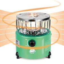 2 in 1 Portable Heater & Stove Tent Camping Outdoor Cooking Propane Gas