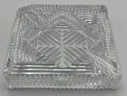 Waterford Cigar Ashtray Ireland Stafford Square 6" x 6"Signed Rare Vintage