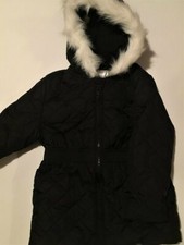 Gymboree WINTER CHEER Girls' Black Hooded Winter Jacket Sz 3-4 NWT